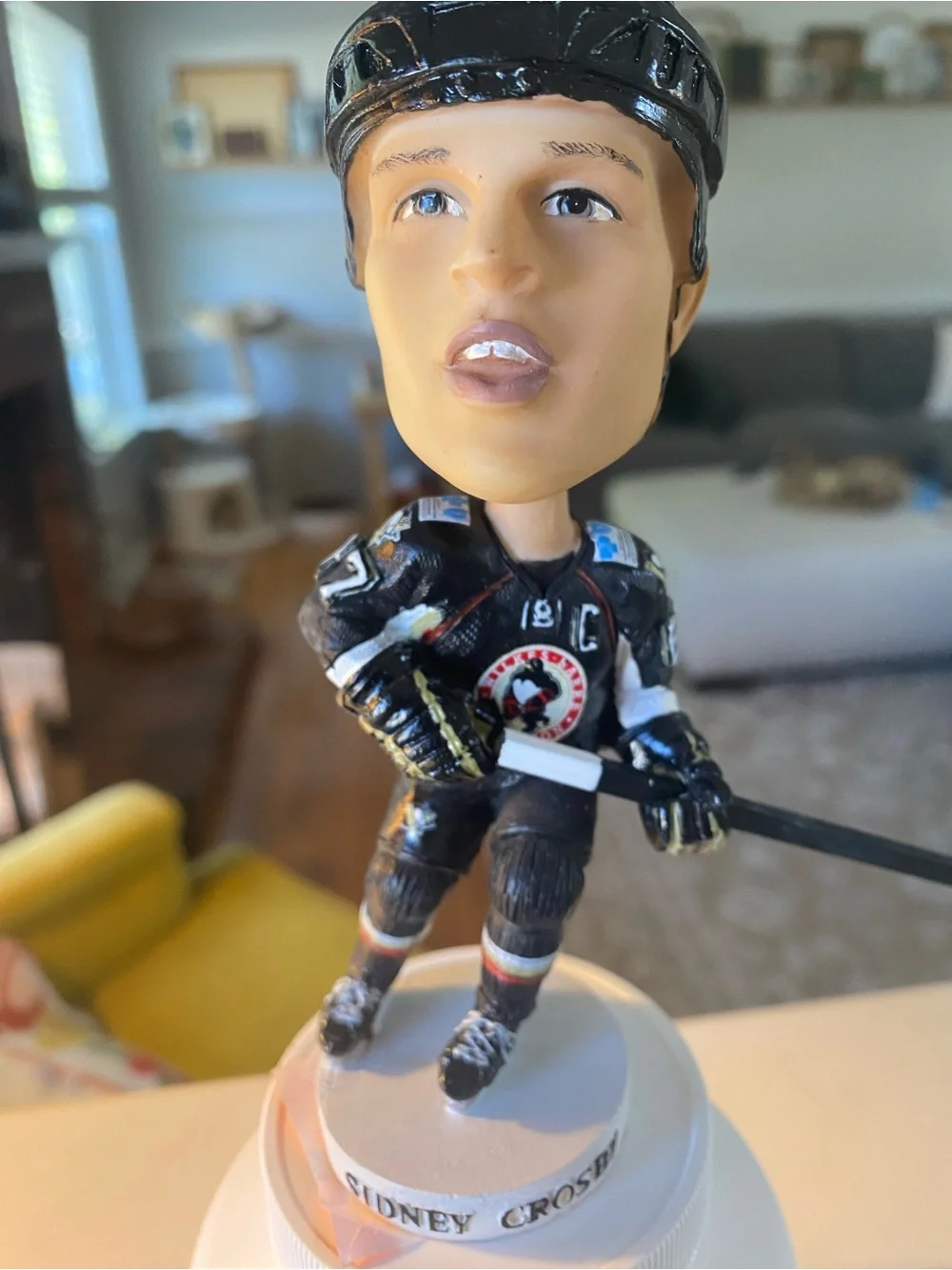 Sidney Crosby Hockey Bobblehead - Black Team Jersey WB Penguins